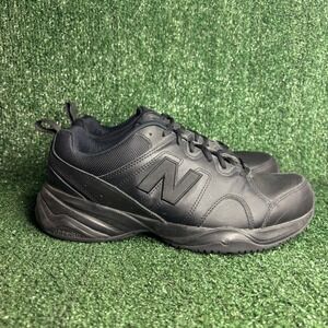 New Balance‎ MX609BZ3 Abzorb Leather Training Shoes Black Mens Size 10.5 4E Wide